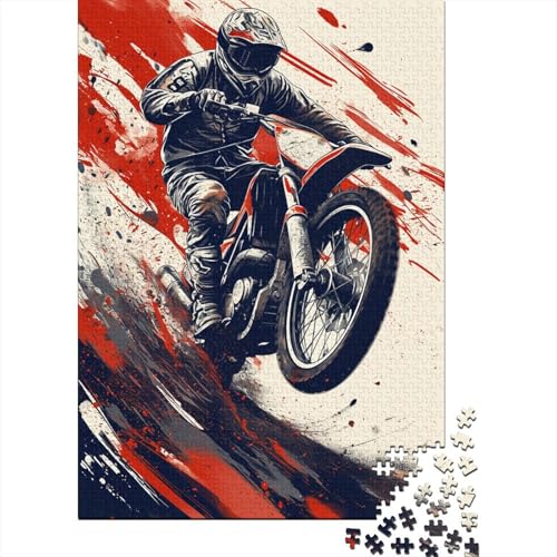 Dirt Bike 1000 Teile Puzzle, Puzzles Für Erwachsene, 1000 Teile Puzzlespiel Für Jugendliche & Erwachsene Puzzlespiel Puzzel 1000pcs (75x50cm) von DAKINCHERRY