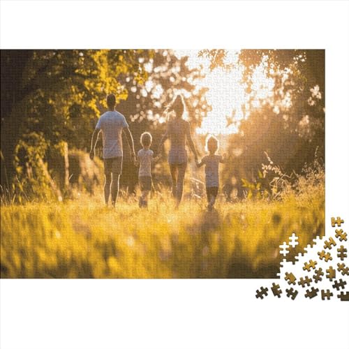 Family Time 300 Teile Puzzle Puzzle-Geschenk Kinder Lernspiel Family Camping Time Für Erwachsenen Ab 14 Jahren Impossible Puzzle 300pcs (40x28cm) von DAKINCHERRY