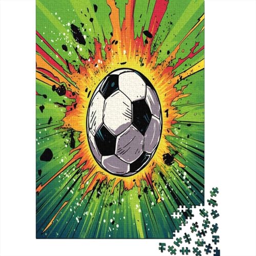 Fußball Puzzle 1000 Teile - Puzzle Für Erwachsene, Puzzle, Puzzlespiel Erwachsenen Puzzlespiel Puzzel 1000pcs (75x50cm) von DAKINCHERRY