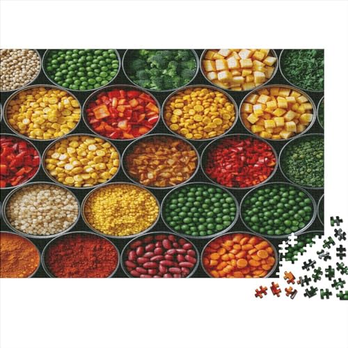 Grains and Cereals 300 Teile Puzzle Premium Quality Puzzle Kinder Lernspiel Für Erwachsenen Ab 14 Jahren Impossible Puzzle 300pcs (40x28cm) von DAKINCHERRY