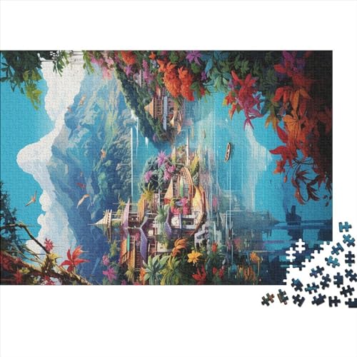 Holiday Bay 300 Teile Puzzle Spielzeug Geschenk Kinder Lernspiel Fairy Tale Town Für Erwachsenen Ab 14 Jahren Impossible Puzzle 300pcs (40x28cm) von DAKINCHERRY