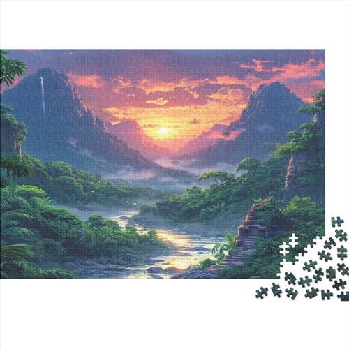 Jungle 300 Teile Puzzle Puzzle-Geschenk Kinder Lernspiel Für Erwachsenen Ab 14 Jahren Impossible Puzzle 300pcs (40x28cm) von DAKINCHERRY