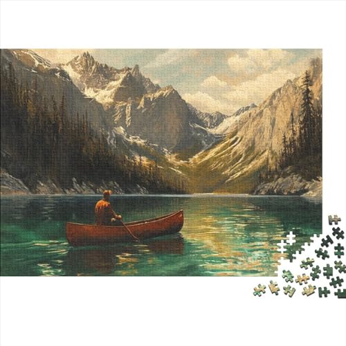 Landscapes 300 Teile Puzzle Premium Quality Puzzle Familien-Puzzlespiel Familienspaß 100% Recycelten Kartons 300pcs (40x28cm) von DAKINCHERRY