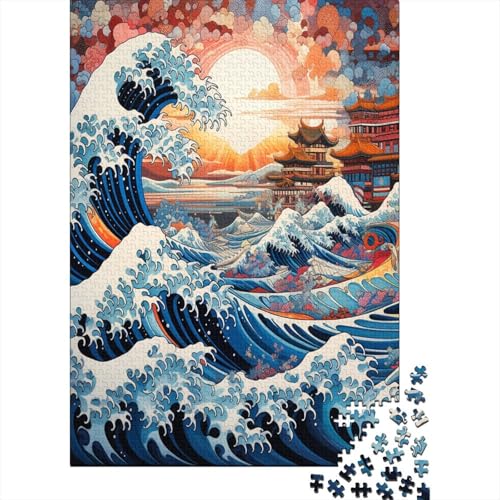 Ozean Wave Puzzlespiel 1000 Teile Für Erwachsene, Einzigartige Kunstwerke Und Vorlage - Geburtstagsgeschenk - Spaßige Puzzles Mit Überraschung Von Puzzle in A Bag Puzzel 1000pcs (75x50cm) von DAKINCHERRY