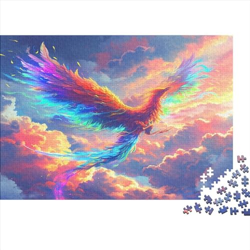 Phoenix Puzzle 1000 Teile,Puzzle Für Erwachsene, Impossible Puzzle,Puzzle 1000 Puzzle Home Dekoration Puzzle,Erwachsenenpuzzle Puzzel 1000pcs (75x50cm) von DAKINCHERRY