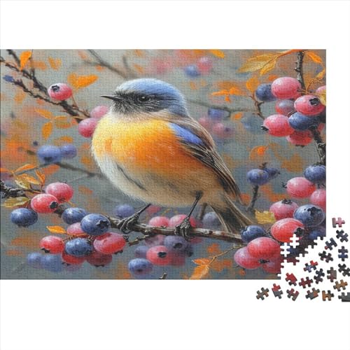 Robin Bird 1000 Stück Puzzles Für Erwachsene Teenager Stress Abbauen Familien-Puzzlespiel 1000-teiliges Puzzle Kinder Lernspiel Spielzeug Geschenk Puzzel 1000pcs (75x50cm) von DAKINCHERRY