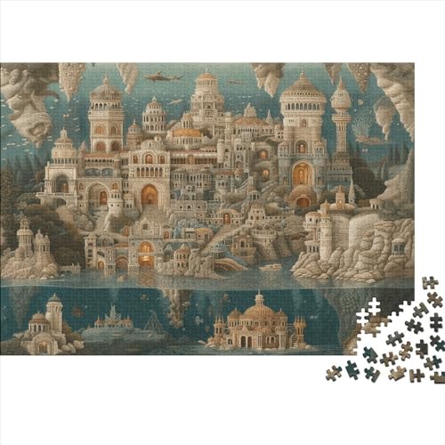 Underwater 300 Teile Puzzle Premium Quality Puzzle Kinder Lernspiel Undersea Kingdom Für Erwachsenen Ab 14 Jahren Impossible Puzzle 300pcs (40x28cm) von DAKINCHERRY