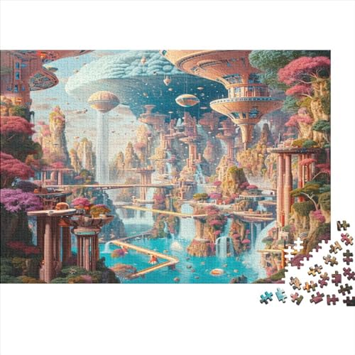 Underwater 300 Teile Puzzle Spielzeug Geschenk Kinder Lernspiel Familienspaß Impossible Puzzle 300pcs (40x28cm) von DAKINCHERRY