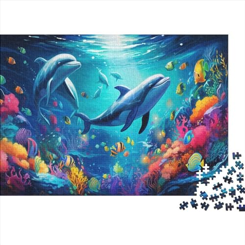 Underwater World 300 Teile Puzzle Spielzeug Geschenk Familien-Puzzlespiel Sea World Für Erwachsene Und Kinder Impossible Puzzle 300pcs (40x28cm) von DAKINCHERRY