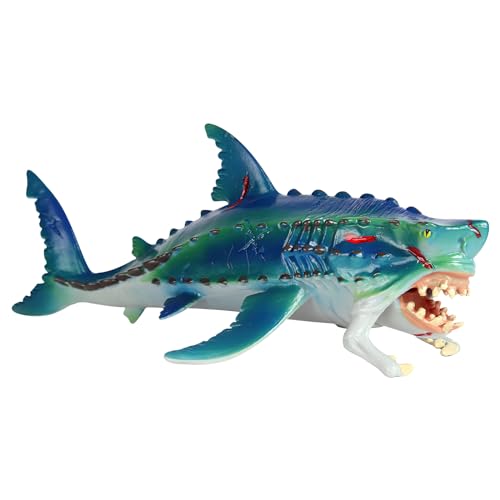 Tiefsee-Monsterfisch Spielzeug Kinder, Kinder Simulation Tiermodell,Spielzeug Monsterfisch Modell Hai Krokodil Mini Creatures Figur Fisch Maul Einziehbar Eldrador Monster von DAKLUNAR