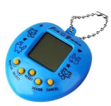 DALOCA Virtuelles Tier geeignet für Tamagotchi Tamagoci interaktives virtuelles Tier langes Leben, Batterie enthalten, männliche und weibliche Färbung Gelb von DALOCA