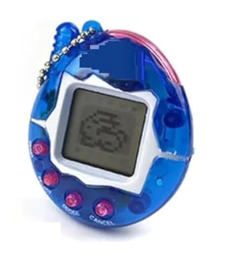 DALOCA Virtuelles Tier geeignet für Tamagotchi - Tamagotchi - 168 VIRTUELLE TIERE Virtuelles elektronisches Tier mit Bildschirm, 3 Tasten und Spielen (Blau) von DALOCA