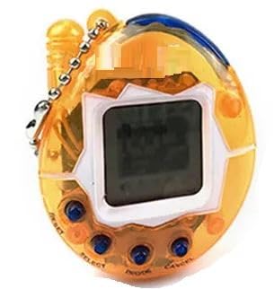 DALOCA Virtuelles Tier geeignet für Tamagotchi - Tamagotchi - 168 VIRTUELLE TIERE Virtuelles elektronisches Tier mit Bildschirm, 3 Tasten und Spielen (Gold) von DALOCA