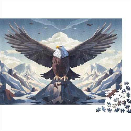 Animals 300 Teile Puzzle Erwachsene Puzzel Impossible Puzzle Dominant Animals Herausforderndes Wohnkultur Puzzle Geschenk Holzspielzeug 300pcs (40x28cm) von DALWI