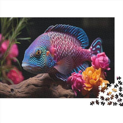 Provodin_The_Tropical_Fish_in_The_Coral_Reef_Danced_Gracefully__42aaa023-e5ea-42c0-ac3b-25b546b1b78e Puzzle 300 Teile Puzzle Für Erwachsene Impossible Puzzle Für Die Ganze Familie Wohnkultur Puzzle- von DALWI