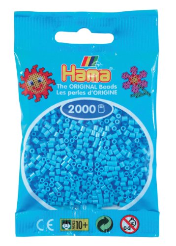 Hama Perlen, Mini-Größe 2.5mm Blassblau von Hama