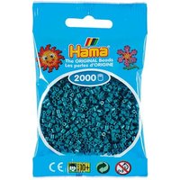 Hama 501-83 - Beutel mit Mini Bügelperlen Petrol, 2000 Stück von DAN