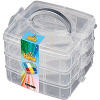 Hama 6700 - Sortierbox für Bügelperlen und Zubehör, klein, 15x15x13cm von DAN