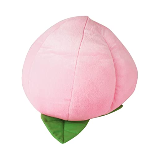 15 Zoll Pfirsiche Plüsch Umarmungskissen Rosa Pfirsiche Plüschspielzeug Lustige Obst Gefüllte Kissen Puppen for Kinder, Baby Geschenk, Home Decor, Umarmungsspielzeug von DANAIM