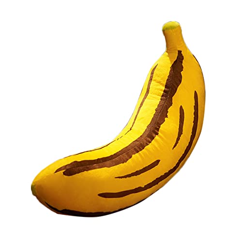 Bananen-Plüschtier, Realistische Große Bananen-Umarmungskissen, Schönes Fruchtkissen, Cartoon-Bananen-Spielzeug, Langes Kissen, Puppenspielzeug For Kinder, Jungen, Mädchen, Freunde, Geburtstagsgeschen von DANAIM