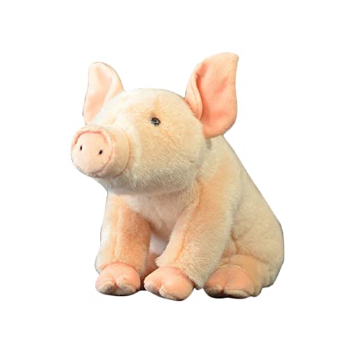 DANAIM 11-Zoll-Schweinchen-Plüschtier, Niedliches Rosa Ferkel-Plüschspielzeug, Geschenk, Weiches Kuschelkissen for Kinder, Jungen Und Mädchen von DANAIM