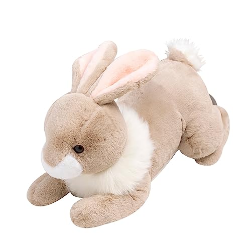 DANAIM 27-Zoll-Häschen-Plüschtier, Grauer Osterhase, Stofftier, Weiches Plüsch-Kaninchen, Puppe, Geschenke for Babys, Kinder, Jungen, Mädchen, Kleinkinder, Geburtstag, Weihnachten(70cm) von DANAIM