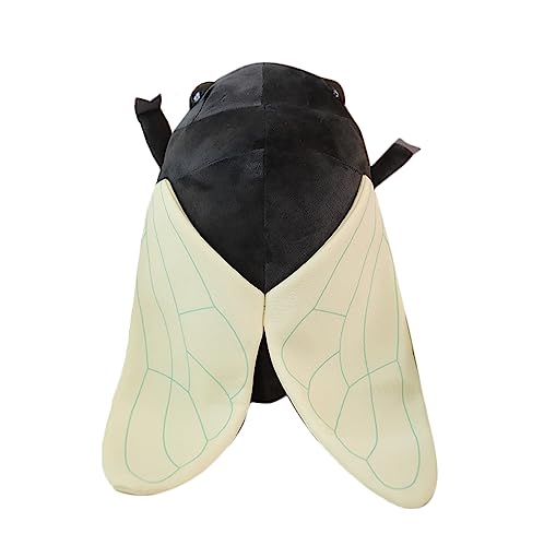 DANAIM Cicada Insekt Plüschtier, 19 Zoll Realistisches Insekt Stofftier, Weiche Cicadidae Tiere Puppe Geschenke for Kinder Kinder Jungen(Black) von DANAIM