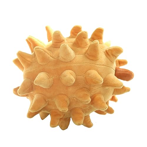 DANAIM Durian-Plüschspielzeug, 38,1 cm Großes Durian-Umarmungskissen, Lustige, Mit Früchten Gefüllte Kissenpuppen, Geburtstagsgeschenke for Jungen Und Mädchen, Heimkissen-Dekoration(Yellow,23cm) von DANAIM