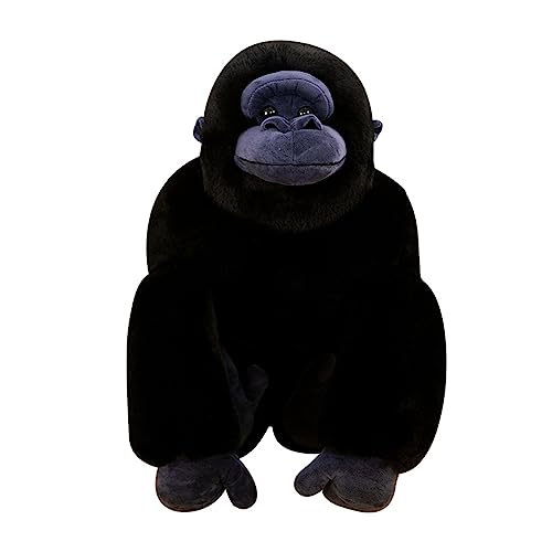 DANAIM Gibbon Plüschtier, Weiches Gorilla-Plüschtier, Wilde Tiere, Puppen, Geschenke for Kinder, Geburtstag, Weihnachten(Black,120cm) von DANAIM