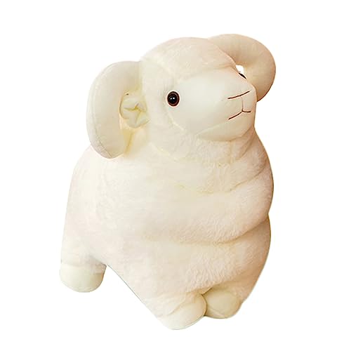 DANAIM Goat Plush Toys,25 Inch Sheep Stuffed Animal Cute Little Sheep Doll Children's Pillow Hugging Toy Gifts for Kids Birthday Christmas(White,50cm) von DANAIM