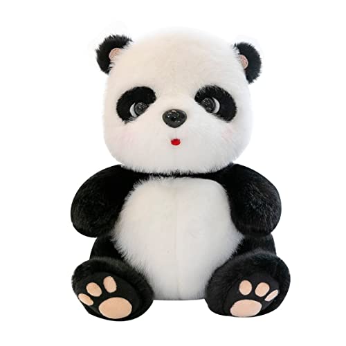 DANAIM Pandabär Stofftier Plüschtier Niedlicher Körper Weiche Große Puppe Wildtier Panda Puppe Tolles Geschenk for Jungen Mädchen Geburtstag Valentinstag Kinder(Sitting Posture,25cm) von DANAIM