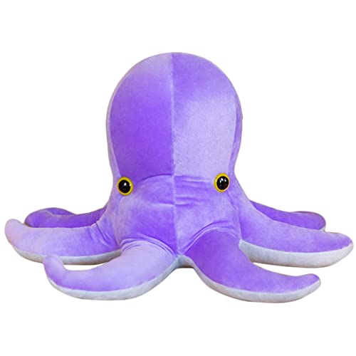 DANAIM Realistisches Oktopus-Plüschtier, 40,6 cm, Niedliches Oktopus-Stofftierkissen, Simulation Von Tiefsee-Kriechtieren, Kraken, Plüschspielzeug, Geburtstag for Kinder(Purple,30cm) von DANAIM