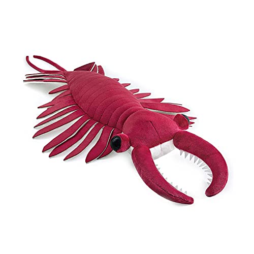 DANAIM Realistisches Seltsames Garnelen-Plüschtier, 53,3 cm, Lebensechte Kambrische Antike Organismen, Meeresbewohner, Anomalocaris-Garnelen, Kuscheltiere, Geschenk for Kinder, Heimdekoration von DANAIM