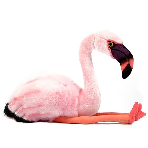 DANAIM Rosa Flamingo-Stofftierspielzeug, 15,74-Zoll-Flamingo-Plüschtier-Simulationsflamingo for Geburtstagsgeschenke, Dekor-Sammlungspuppe von DANAIM