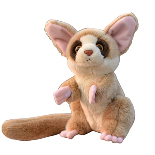 DANAIM Simulation Bushbaby Stofftier 10 Zoll Affe Plüschtier Puppen, Lebensechte Wildtiere Affe Stofftiere Geburtstagsgeschenke for Kinder von DANAIM