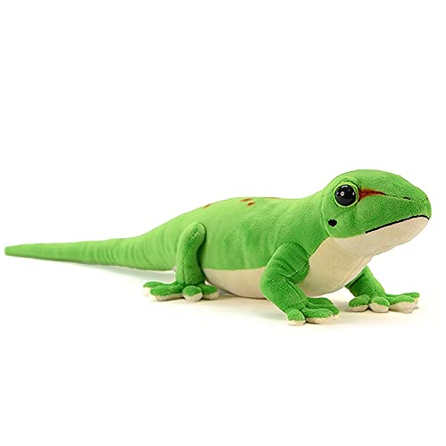 DANAIM Simulation Geckos Eidechse Stofftier, 21 Zoll Geckos Eidechse Plüschpuppe, Grüne Eidechse Tiere Spielzeug Modellpuppen Geschenke for Kinder Geburtstag Weihnachten von DANAIM