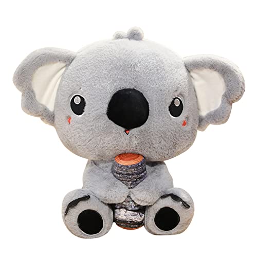 DANAIM Simuliertes Koalabär-Plüschtier, Süßes Graues Koala-Plüschtier, Weiche Puppe, Heimdekoration, Kissen, Geschenk for Jungen, Mädchen, Kinder(70cm) von DANAIM