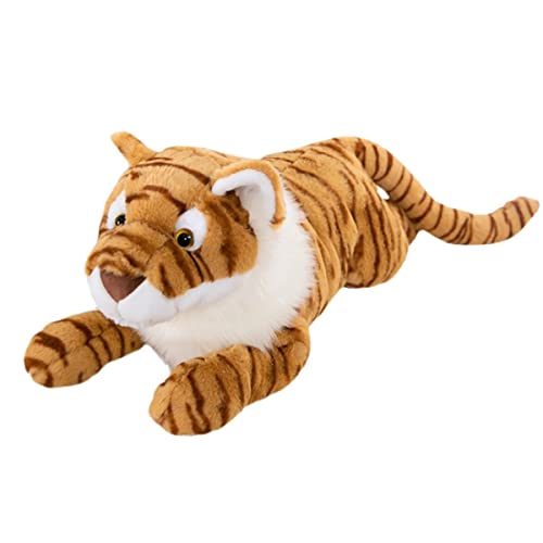 DANAIM Tiger-Kuscheltiere, Realistische Tiger-Tier-Plüschtiere, Niedliche Tiger-Wildtiere, Plüschpuppen, Geschenke for Kinder, Jungen, Mädchen, Weiches Kissen, Geburtstag, Kindertag(70cm) von DANAIM