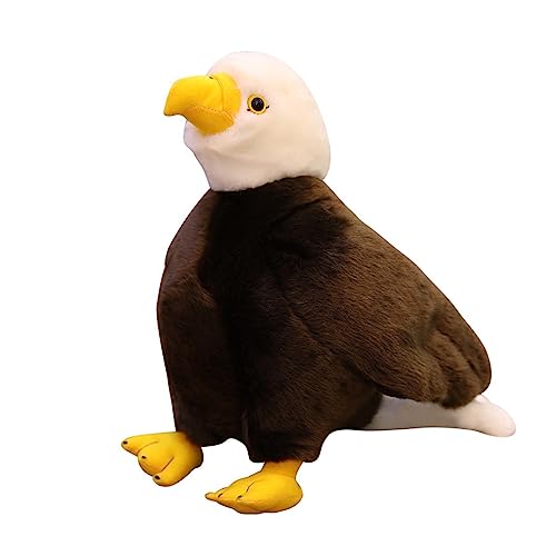 DANAIM Weißkopfseeadler-Plüschtier, 15,7 Zoll Adler-Plüschtier, Süße Wildtierpuppe, Umarmendes Spielzeug, Geschenke for Kinder, Cuddlekins(20cm) von DANAIM