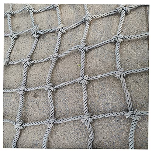 DANGXINYU Kletternetz Hängematte Schaukel Sicherheitskletterrahmen Kletterseil Netz Fracht Kindernetze Für Kinder, Sicherheitsnetz Frachtseil(14mm-12cm,1X1m/3.3X3.3ft) von DANGXINYU