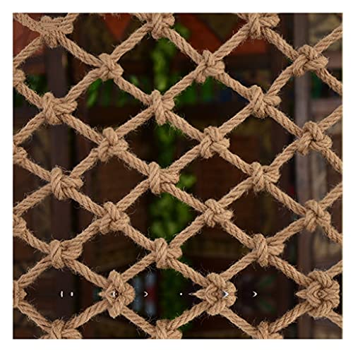 DANGXINYU Sicherheitsnetz schutznetz Kinder Fallschutz Dekoratives Jute-Hanf-Netz, Fischernetz Dekoratives Netz Kletternetz Frachtnetz Für Haustiere(12mm-18cm,1x1m) von DANGXINYU