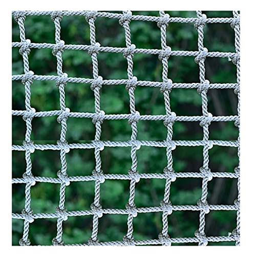 Outdoor Kletternetz Heavy Duty Anti-Fall Net Spielplatz Schaukel WebseilKletterseil Leiternetz für Kinder Erwachsene(10mm-10cm,1X1m/3.3X3.3ft) von DANGXINYU