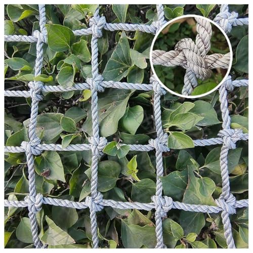 Schutznetz Sicherheitsnetz Nylon Ladungs Seilnetz Farbe Dekoratives Seilnetz, Kinder Fallschutznetz, Treppen Schutznetz, Sicherheitsnetz, Outdoor, Balkon, Zaunnetz, Indoor(10mm-12cm,1X6m/3.3X19.69ft) von DANGXINYU