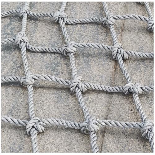 Seilnetz klettern Anti-Wear Nylon klettern Kinder Erwachsene Kletternetz für Kinder Erwachsene Rock Spielplatz Baumnetz Outdoor-Netze für Mesh Indoor Woven Rope Outdoor Net Decking Rope Net(12mm*14cm, von DANGXINYU