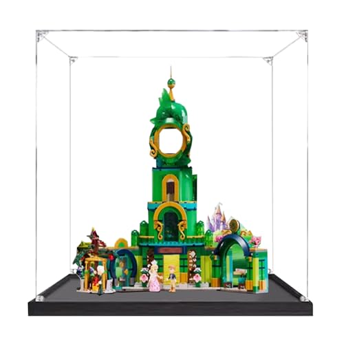 Acryl-Vitrine Box kompatibel mit Lego 75684 Willkommen bei Emerald City Modell, Schutzvitrine Geschenkmodell, kompatibel mit Lego (nur Vitrine) (transparent (2 mm)) von DANRUN