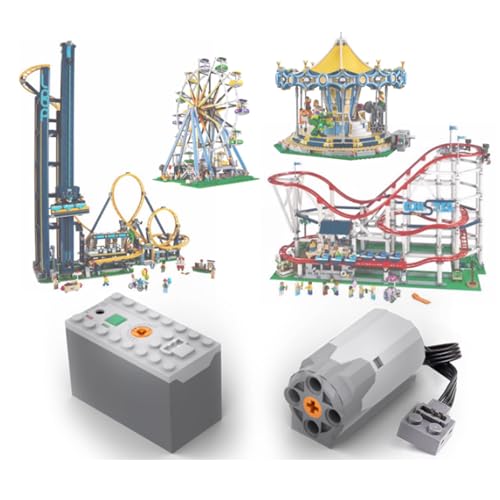 Motor Manöver Kit Kompatibel mit Lego 10303 Achterbahn 10261 10257 Karussell 10247 Riesenrad Power Pack Umbaublock Zubehör Set (Modell nicht enthalten) von DANRUN