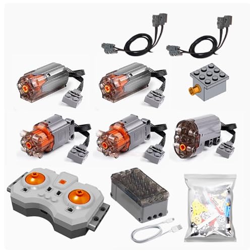 Motor Manövrier-Kit Kompatibel mit Lego 42172 Racing Power Pack Umbaublock Zubehör Set Power + Türen + Rücklicht + Lichter (Wippe) (Modell nicht enthalten) von DANRUN