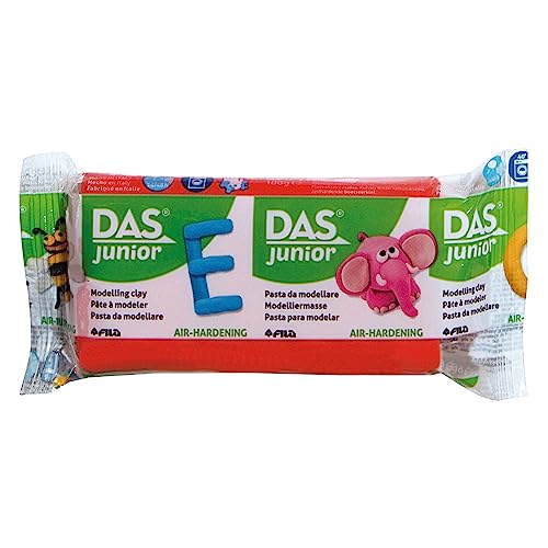 DAS F349302 DAS Junior Modelliermasse, rot, 100 g von DAS