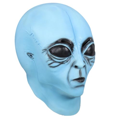 DASHIELL Alien-Cosplay-Kostüm, realistische Halloween-Gesichtsbedeckung, tragbare Streich-Requisiten, Mehrzweck-Kostüme für Urlaub, , Karneval, Cosplay, Bühnenshow von DASHIELL