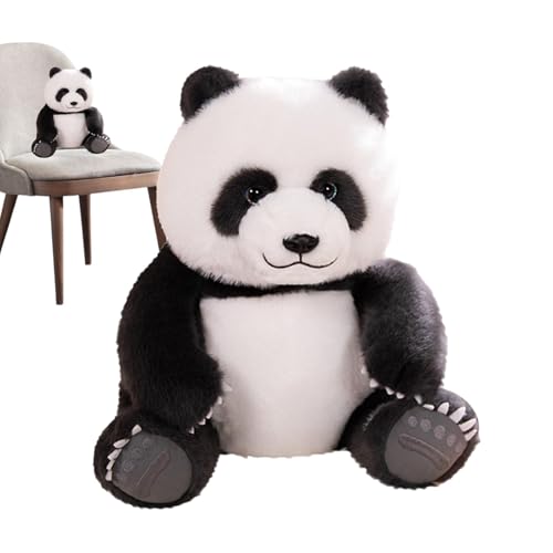 DASHIELL Ausgestopfter Pandabär,Ausgestopfter Panda,Weiches Tier-Plüschtier, süße Panda-Puppe, 30 cm - Umarmbares Spielzeug-Wurfkissen, Raumdekoration für Kinder, Erwachsene, Sofa, Couch, Bett, von DASHIELL